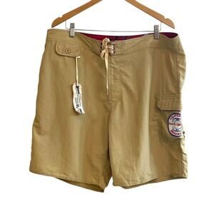 Sportswear by Roy's California Tan Nylon Swim Trunks Size 40 NWT Rare